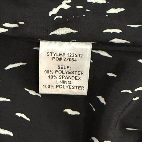 SKIES ARE BLUE ~ Plush Velvet Duster Coat and Jeggings - BLACK! NWT! Size 2X - Picture 8 of 14